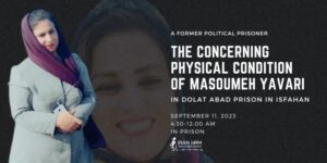 Masoumeh-Yavari-^prisonniere-politique-iran-csdhi